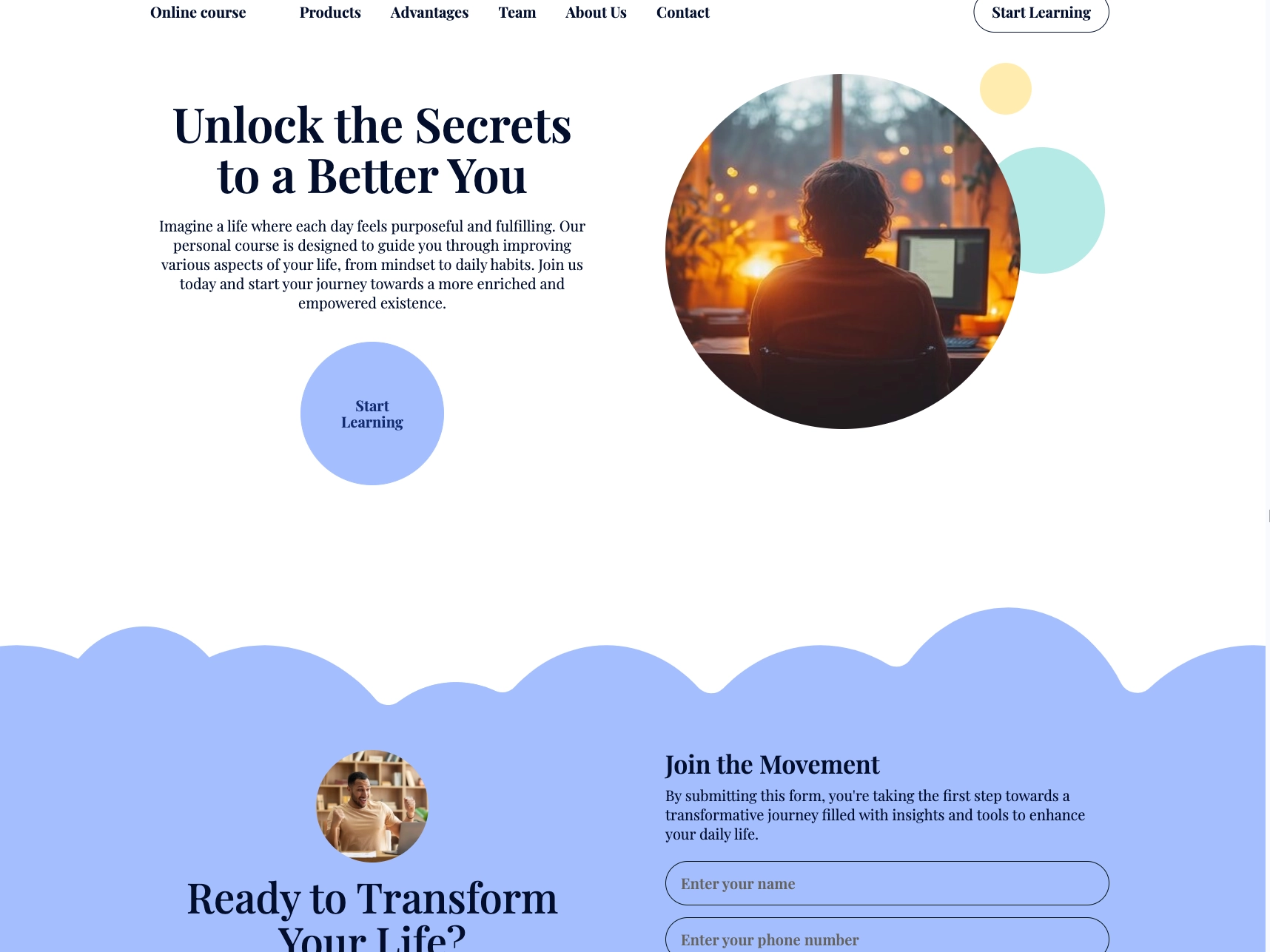 A collection of images showing the Funely AI team at work and successful educator stories.